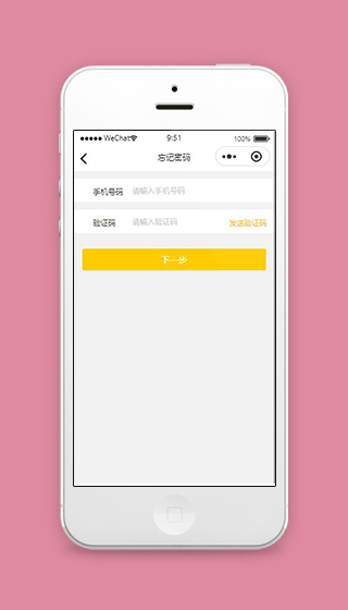 微信贷款小程序忘记密码页面源码下载