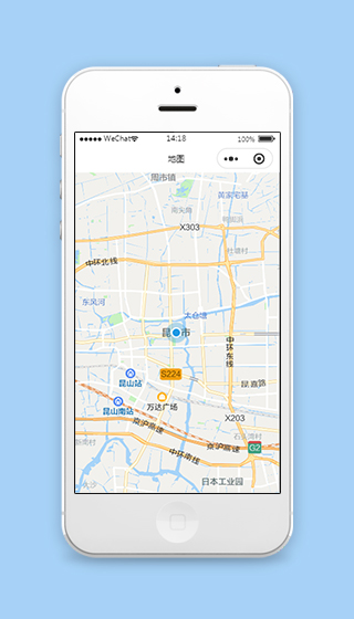 地图导航定位小程序模板源码下载