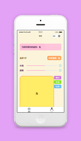 简单文字版微信养宠物小程序源码下载