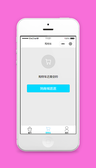 精简商品核算微商城购物车程序源码