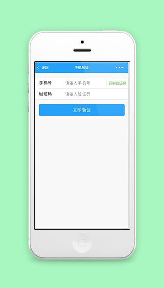 手机验证码验证登录小程序源码demo下载